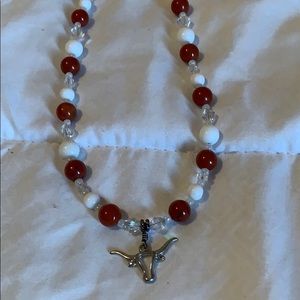 Longhorn necklace